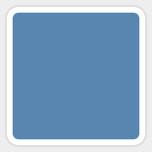 gray blue Sticker